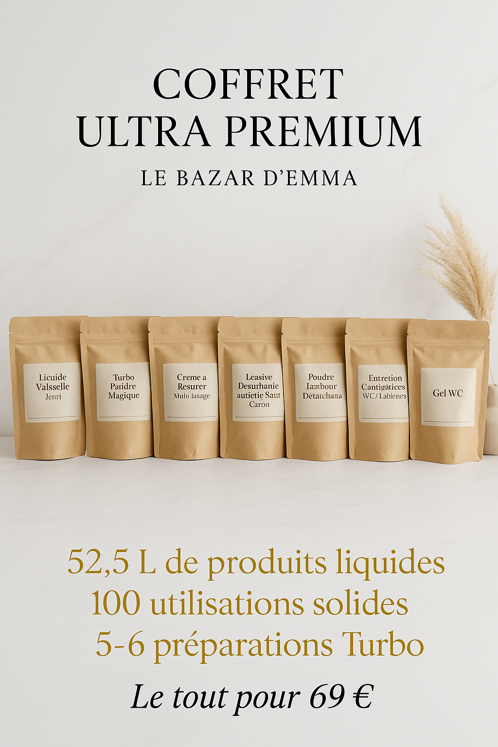 Coffret de lancement Économique 8 sachets